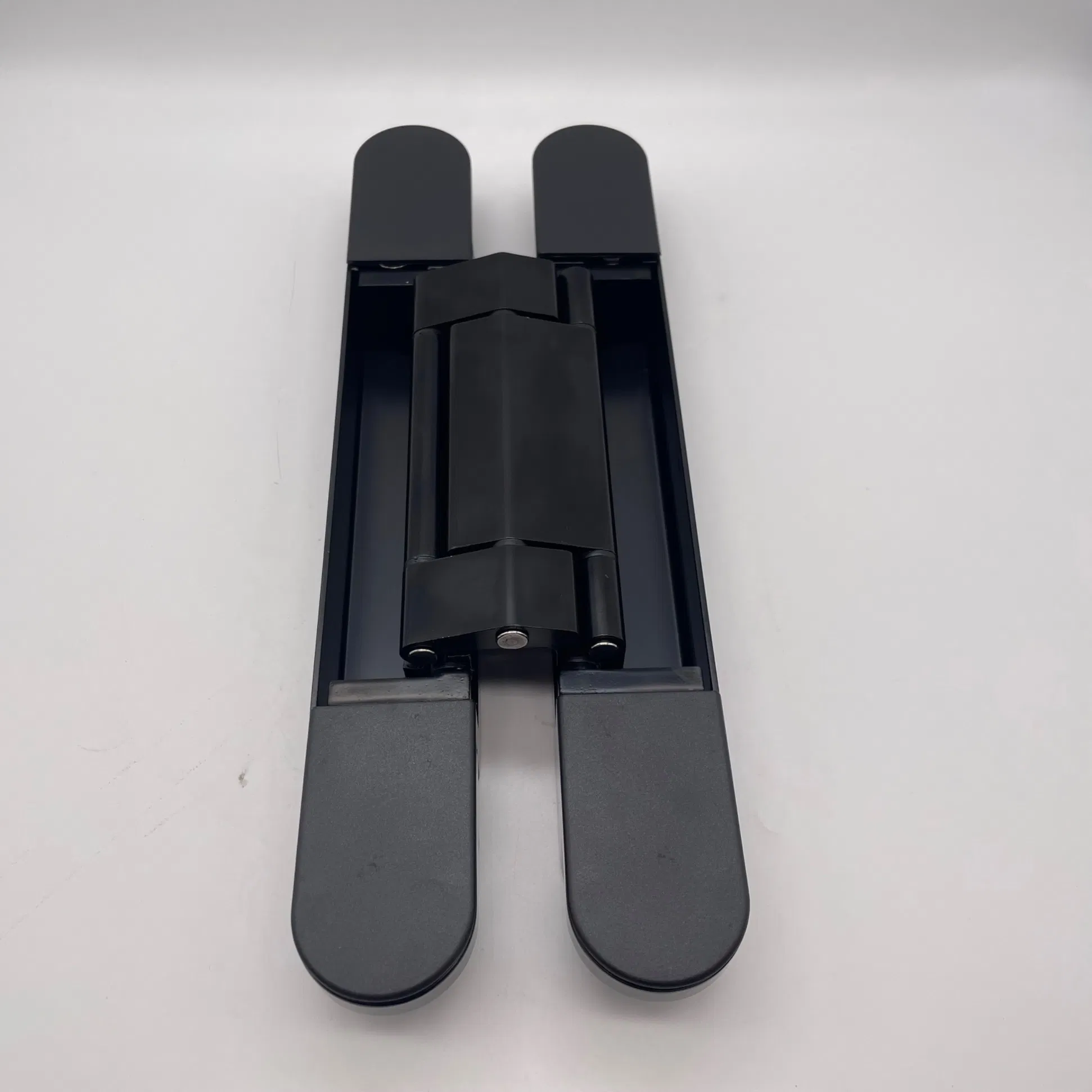 Black Invisible Hinge Zinc Alloy 3D Adjustable Concealed Door Hinge
