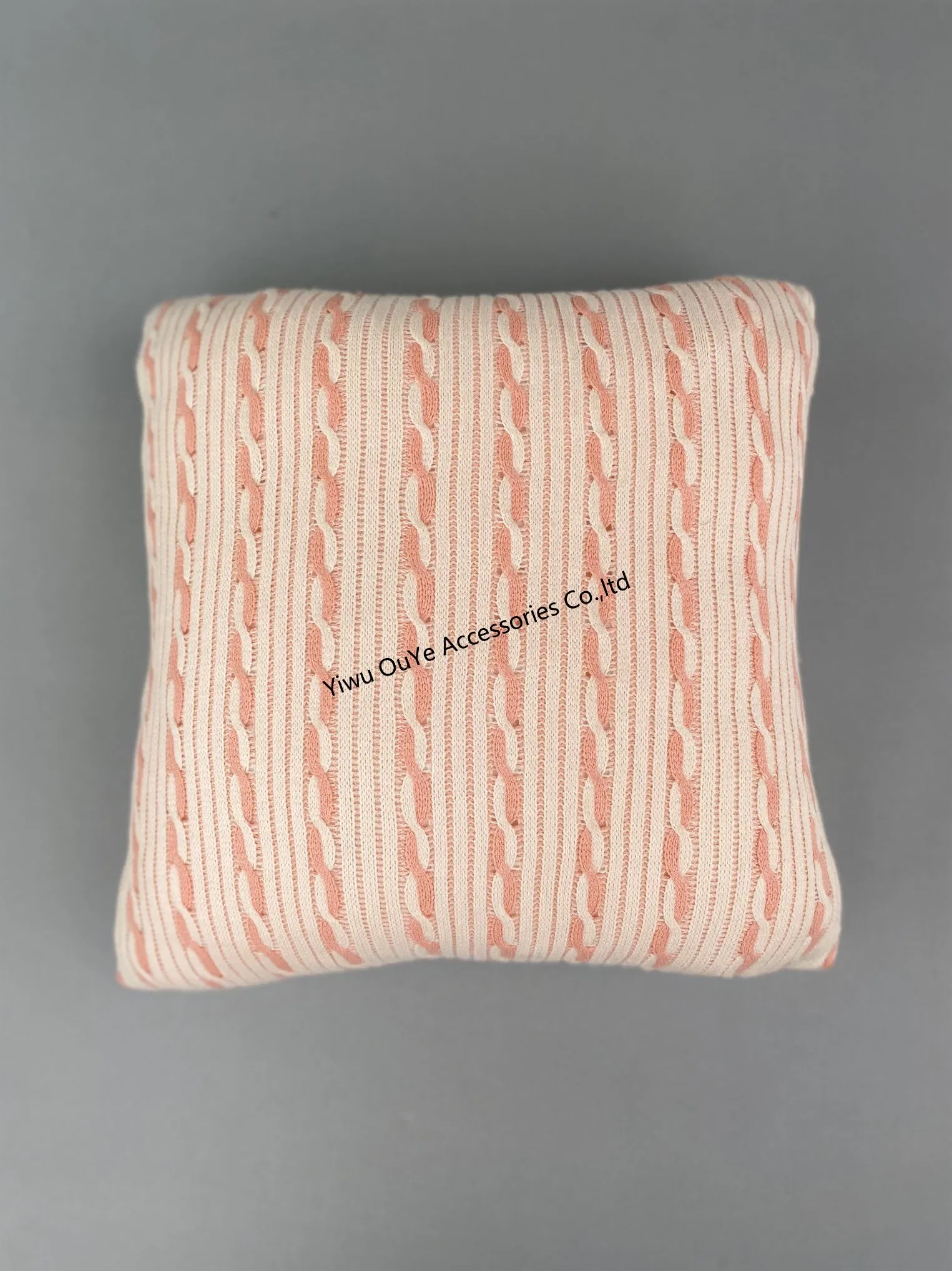 High-Quality Cable Design Home Textile Sofa Backrest Pillows Decorative Cushions
