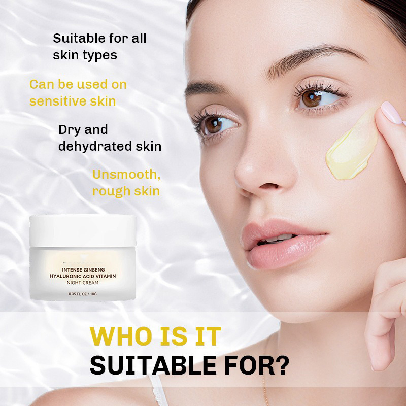 Skin Care Anti-Aging Anti Aging Moisturizing Hyaluronic Acid Collagen Retinol Face Night Cream