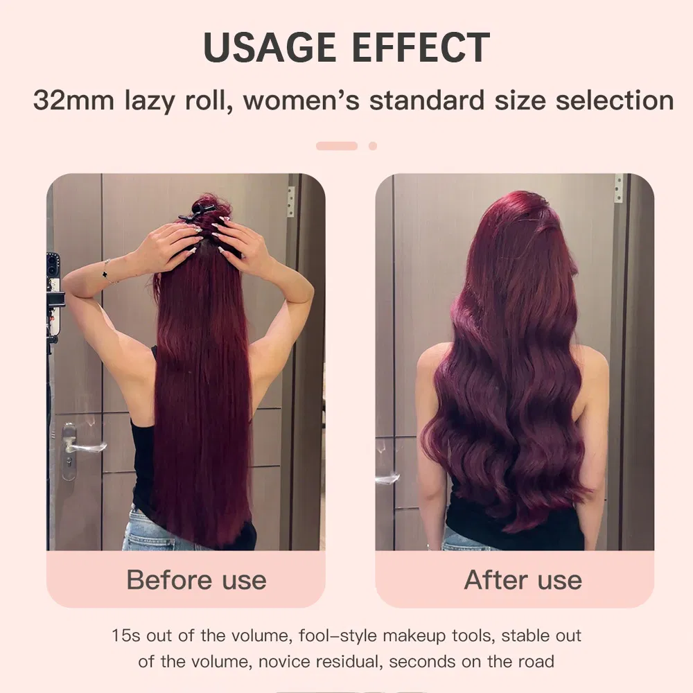 Guangdong Ionic Electric PTC Automatic Ceramic Wave Triple Barrel Hair Curler Plastic Hot Auto Hair Roller