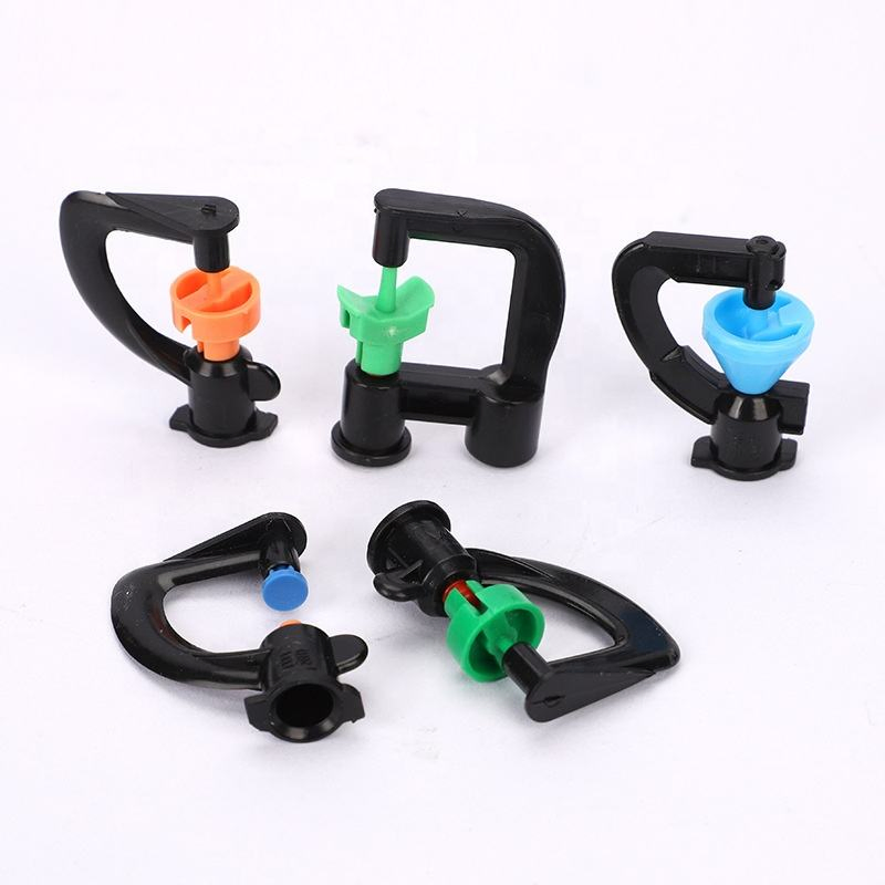 360 Degree Rotating G Type Small Wheel Micro Sprinkler Greenhouse Hanging Mini Sprinkler