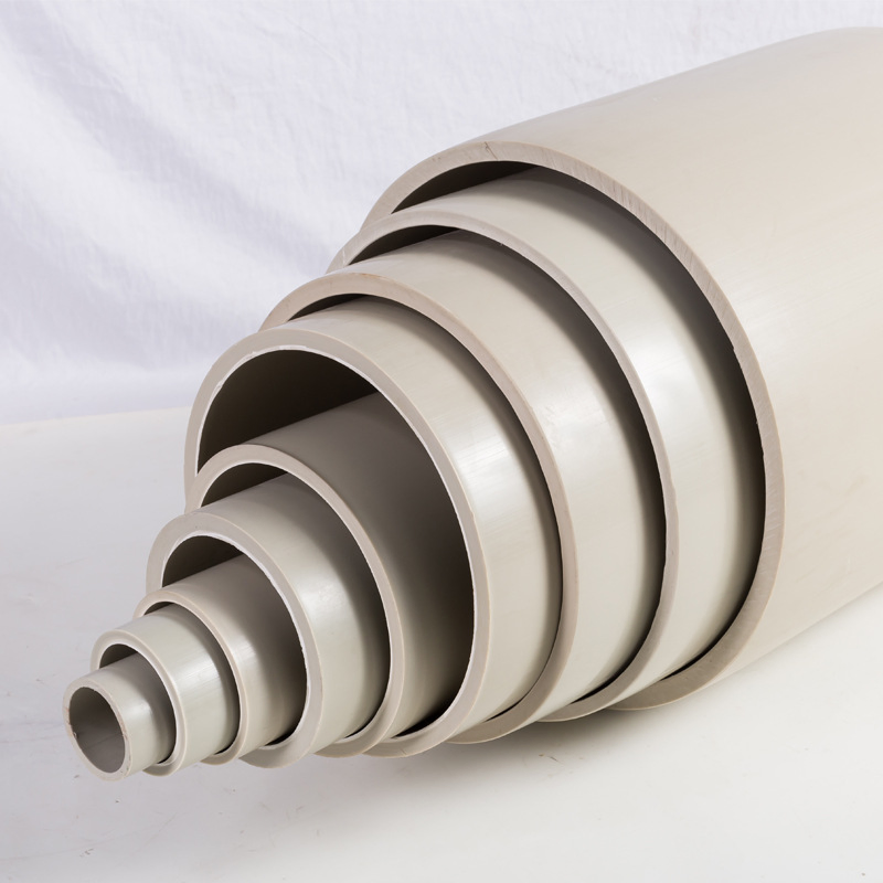 Lightweight High - Strength PVC Tube for Water Supply and Drainage Engineering Projects