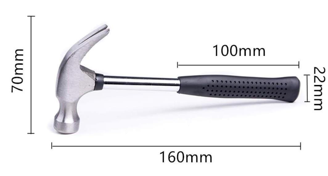Wholesales Hardness Forged Carbon Steel Hammer with Plastic Handle