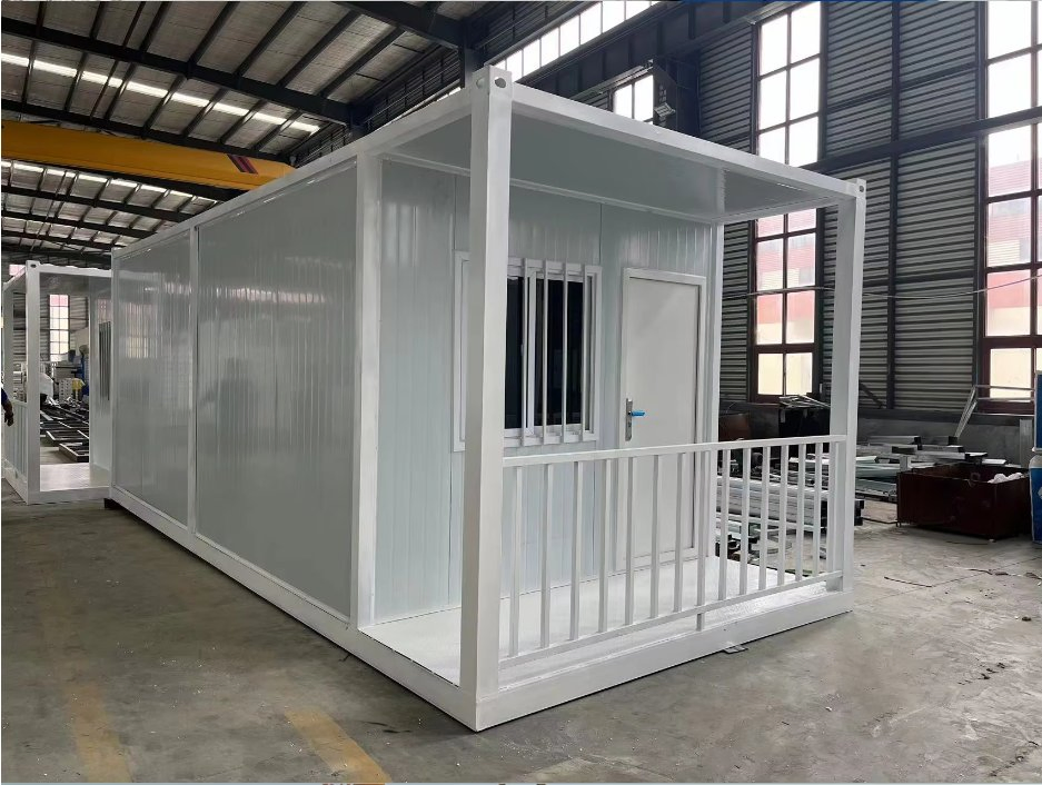 Luxury Light Steel Villa Sentry Box Guard House Office Building Shop Portable Prefab Homes Prefab Flat Pack Container House