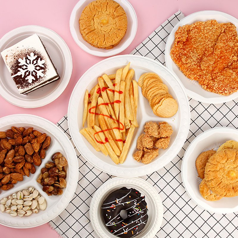 Disposable Plastic Plate Food Container Disposable Container Eco Friendly Corn Starch