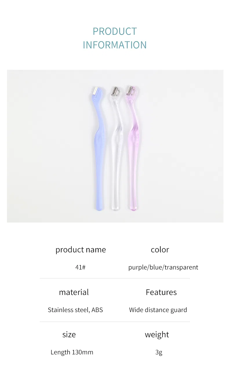 Precision Stainless Steel Eyebrow Trimmer for Flawless Grooming