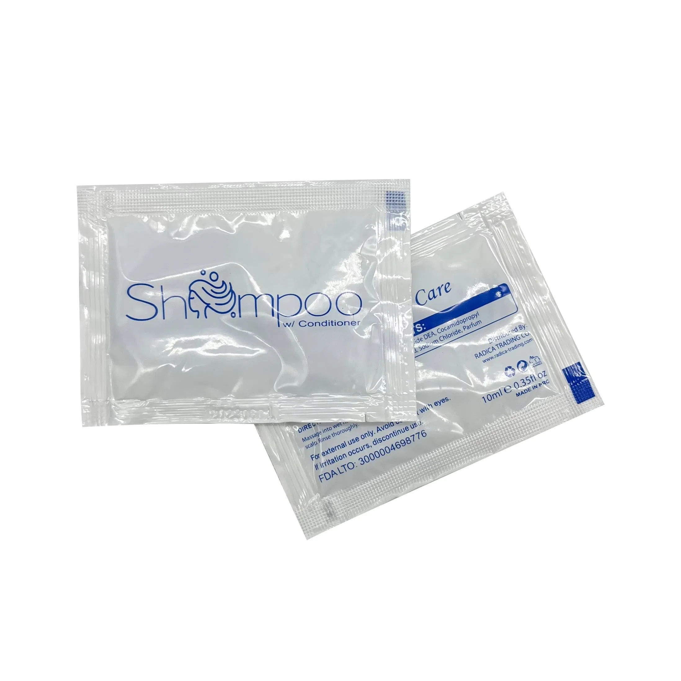Cosmetic Hair Shampoo Sachet Packaging Mini Shampoo Pouch Custom Sachets