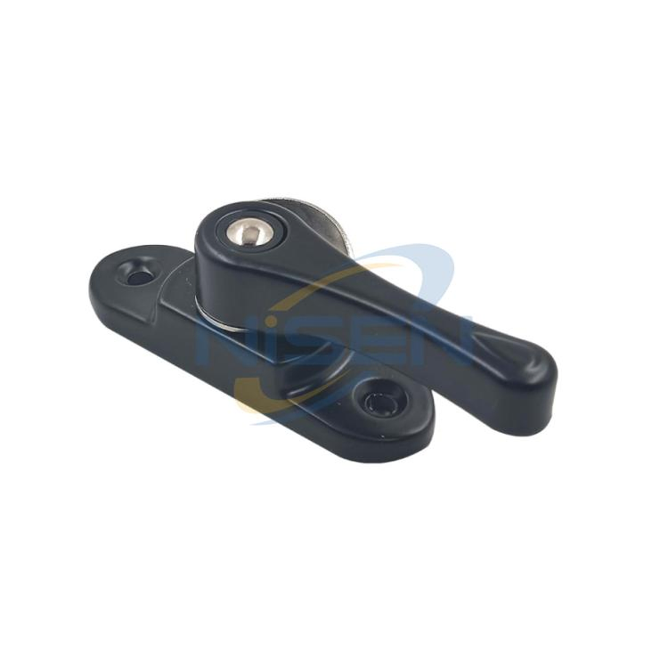 CE ISO Window Door Hardware Accessories UPVC Window Crescent Lock 360 Degree Safety Double Sided Crescent Lock for Sliding Window