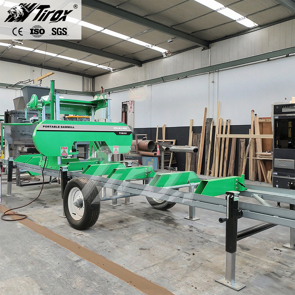 Ленточная пилорама портативная промышленная усиленная