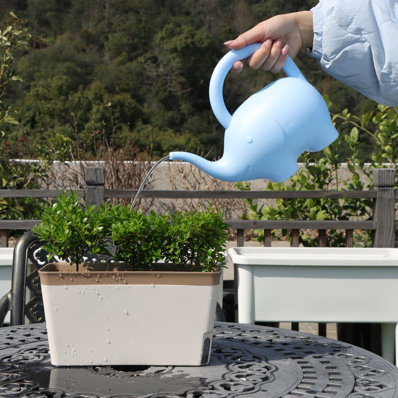 Cute Elephant-Shaped Watering Can for Kids' Garden Fun