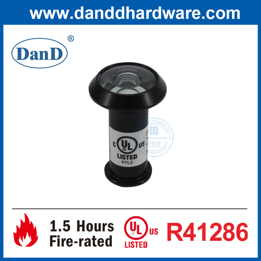 UL Listed Fire Rated Wide Viewing Angle Hole Hidden House Door Peephole