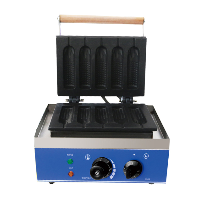 Commercial Stainless Steel Snack Food Biscuit Cake Electric Waffle Maker