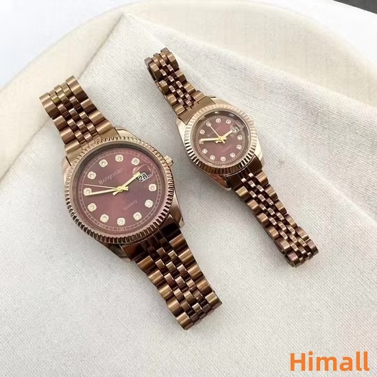High Quality Gold Diamond Dial Stainless Steel Strap Replica Original Best Selling Gift Watch