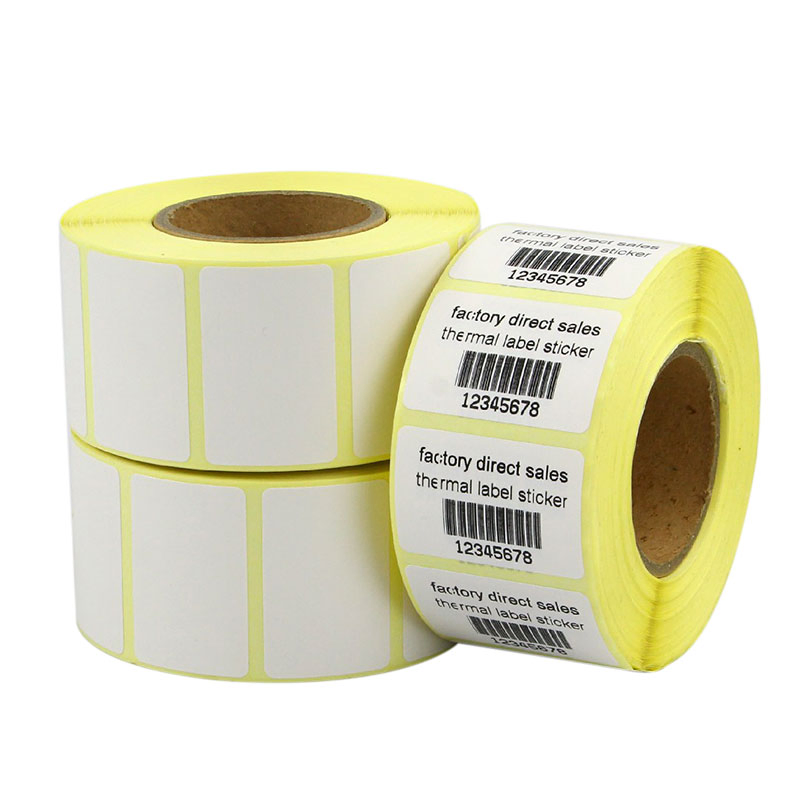 Durable Vinyl Company Logo Sticker Roll with Strong Adhesive
