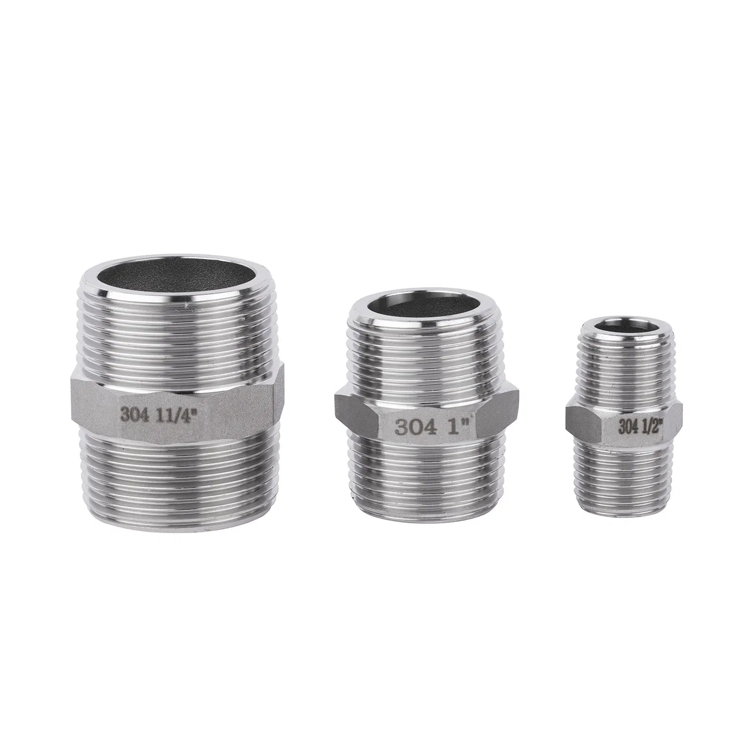 Factory Direct Stainless Steel Hex Nipple Wholesale Pipe Fittings for Sale
