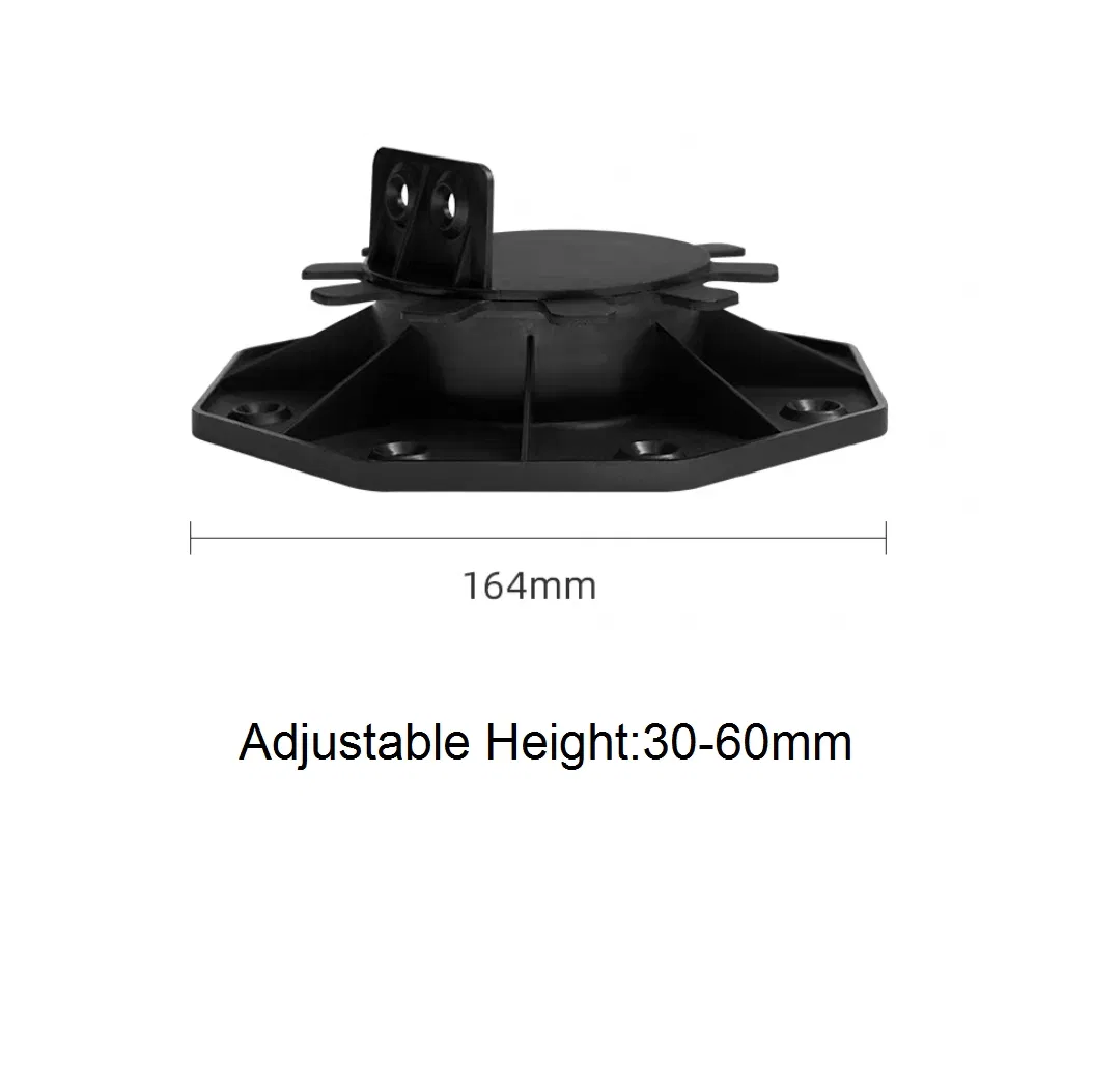 WPC Deck General Adjustable Plastic Raised Floor Paving Support Pedestal