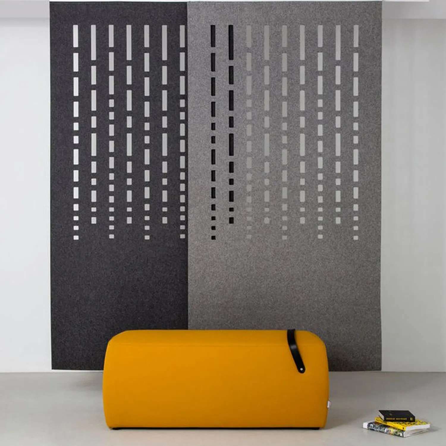 Noise Cancelling Acoustic Hanging Screens Pet Felt Polyester Fiber Acoustic Sound Panels Acoustic Room Dividers