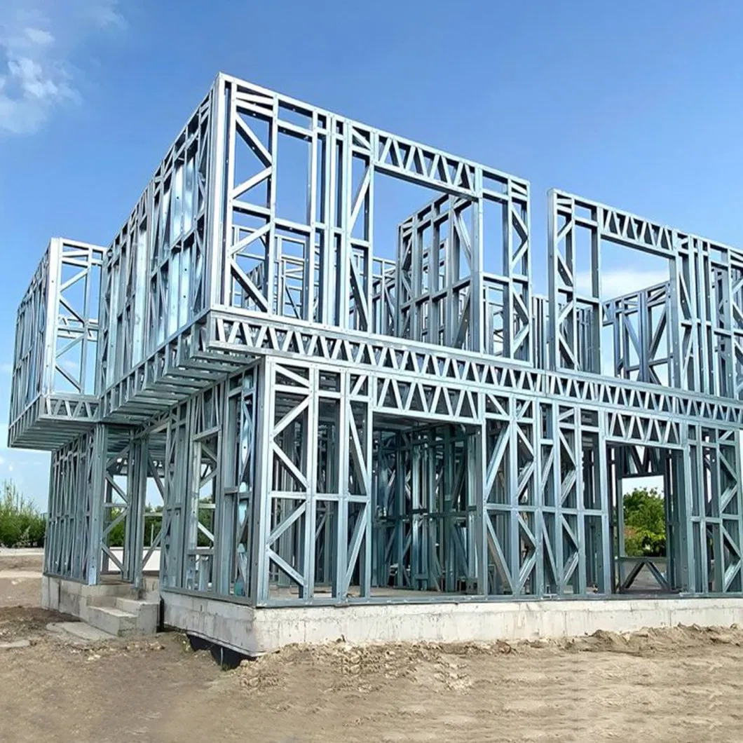 Luxury Villa House Prefabricated Home L3 Storey Light Steel Villa Steel Structure House