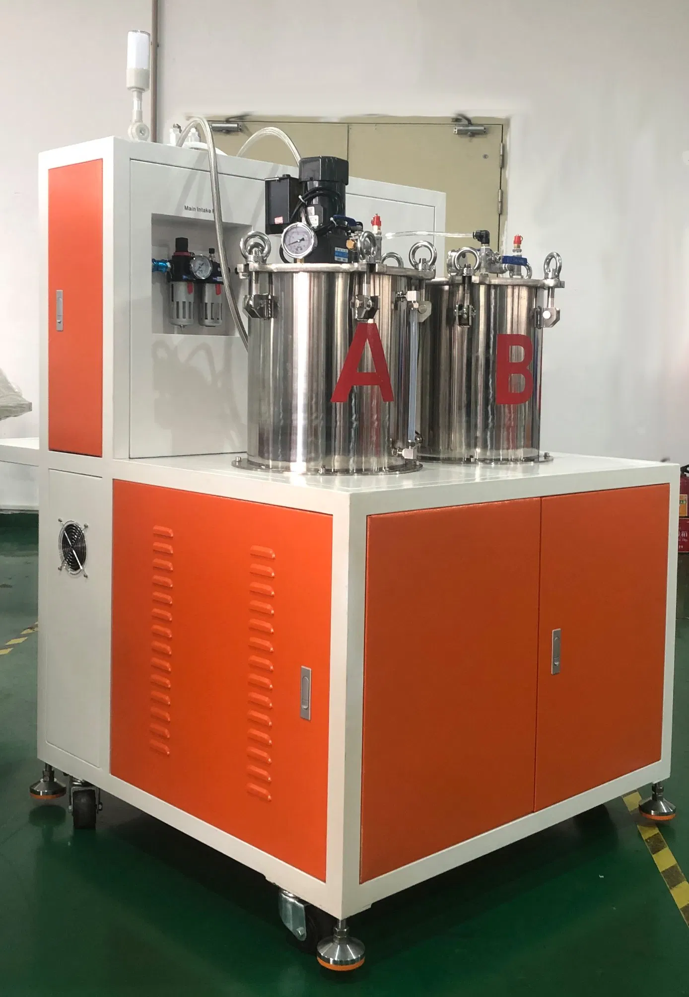 Dual Component Glue Filling Machine Hj-F005 for Adhesive Filling Machine