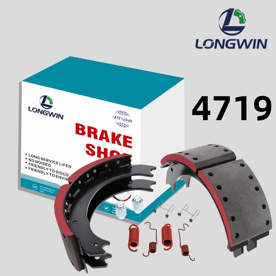 Brake Shoe Kit with E-Coating for GAWR 23K Truck