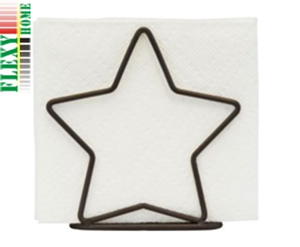 Flower Style Metal Napkin Holder Moden Home Restaurant Decoration Tissue Box