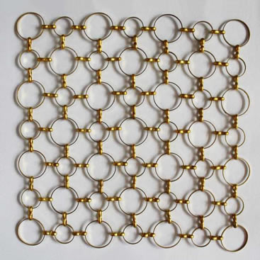 Handmade Stainless Steel Metal Ring Mesh