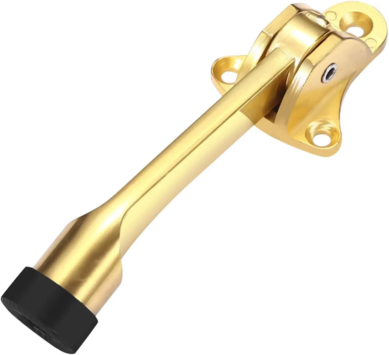Mdmp-0030g Die-Cast Zinc Door Stop, Satin Gold Finish