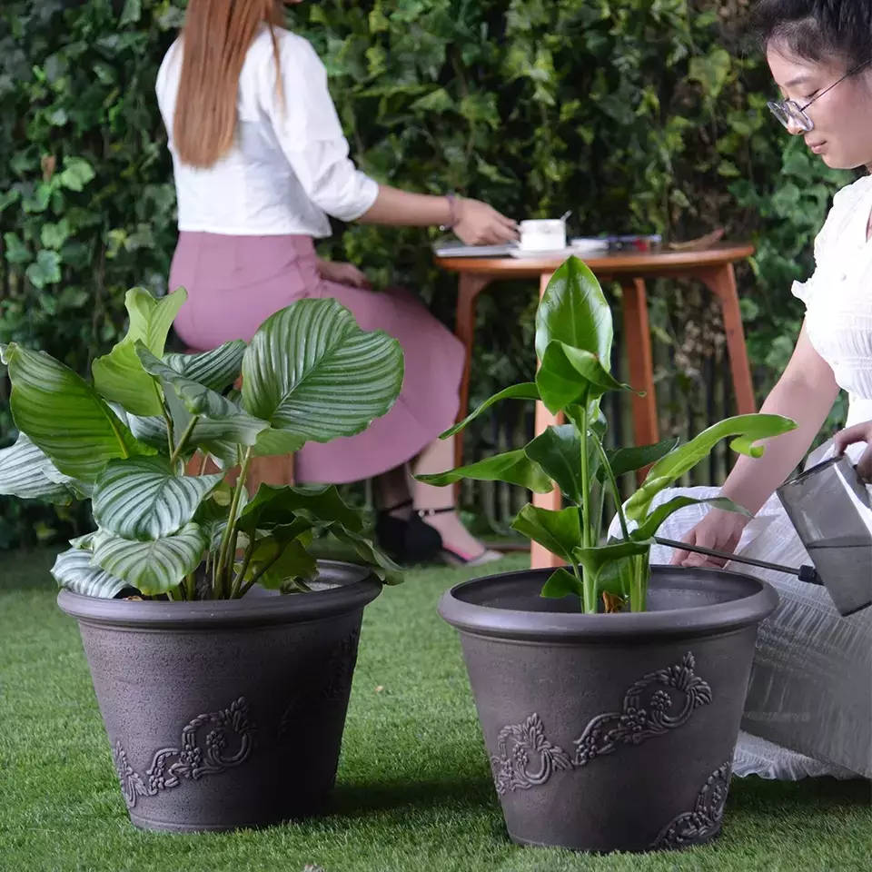 Горшки цветочные Greenship большие уличные комнатные