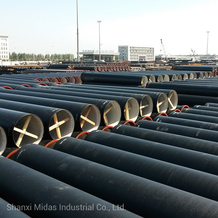 ISO2531 Black Ductile Cast Iron Pipe 300mm for Drinkable Water