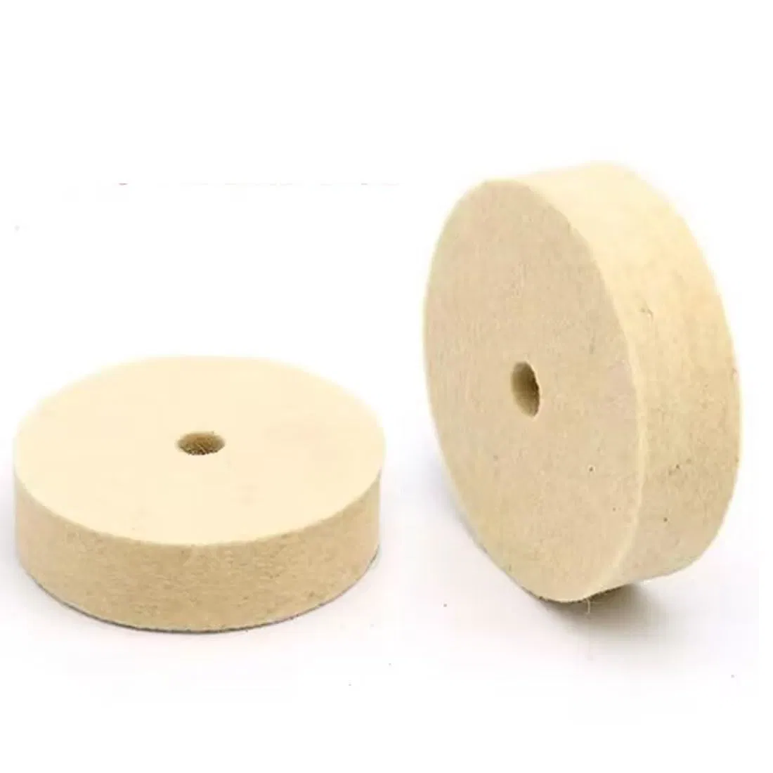3'' Compressed Wool Polishing Wheel 3/8 Inch Arbor Hole Wool Felt Polishing Wheel