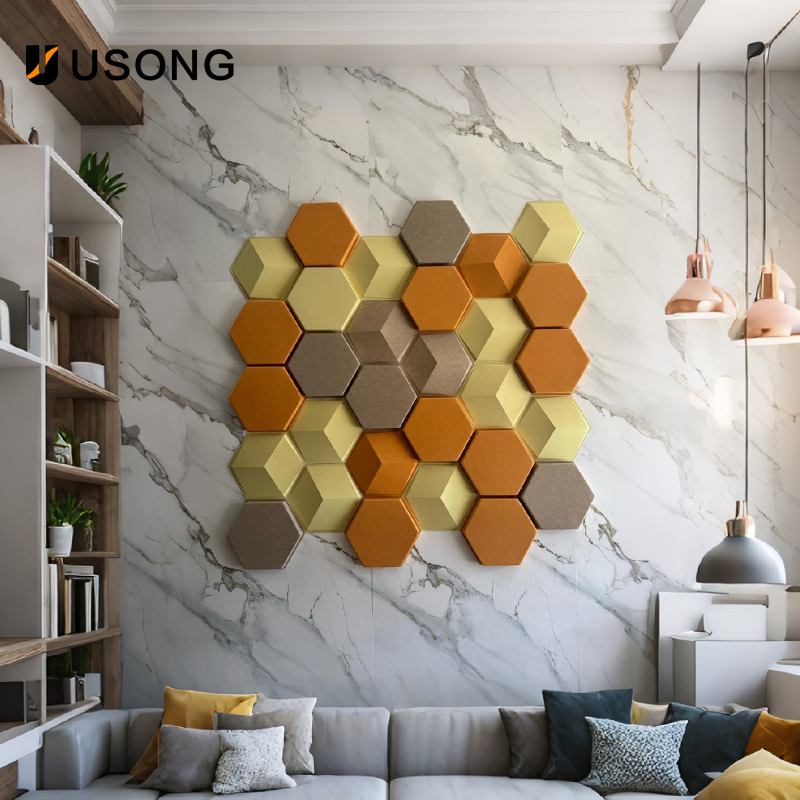 Usong Hexafire B1 Acoustic Panel - Polyester Fiber 300mm