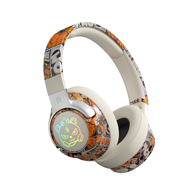 Hi-Fi Wireless Headphones RGB Light Heavy Bass Physical Button Control