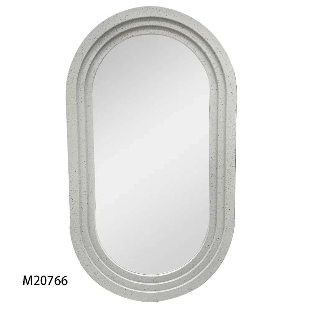Plastic Irregular Cloud Shaped Hotel Desk Top Decoration Make up Dressing Mirror