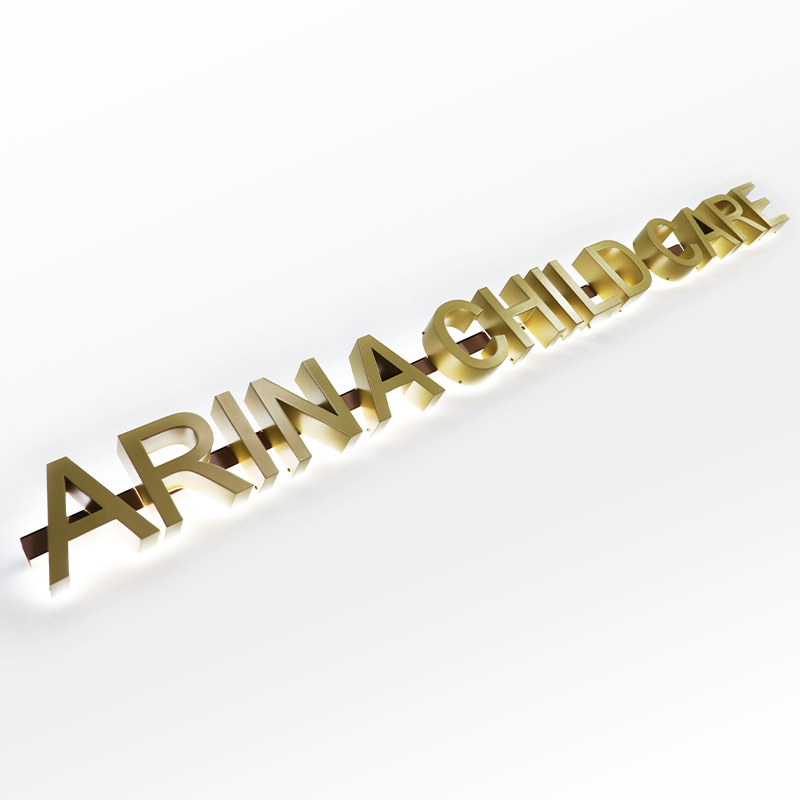 Custom Metal Back Lit Channel Letter for Advertising and Decoration