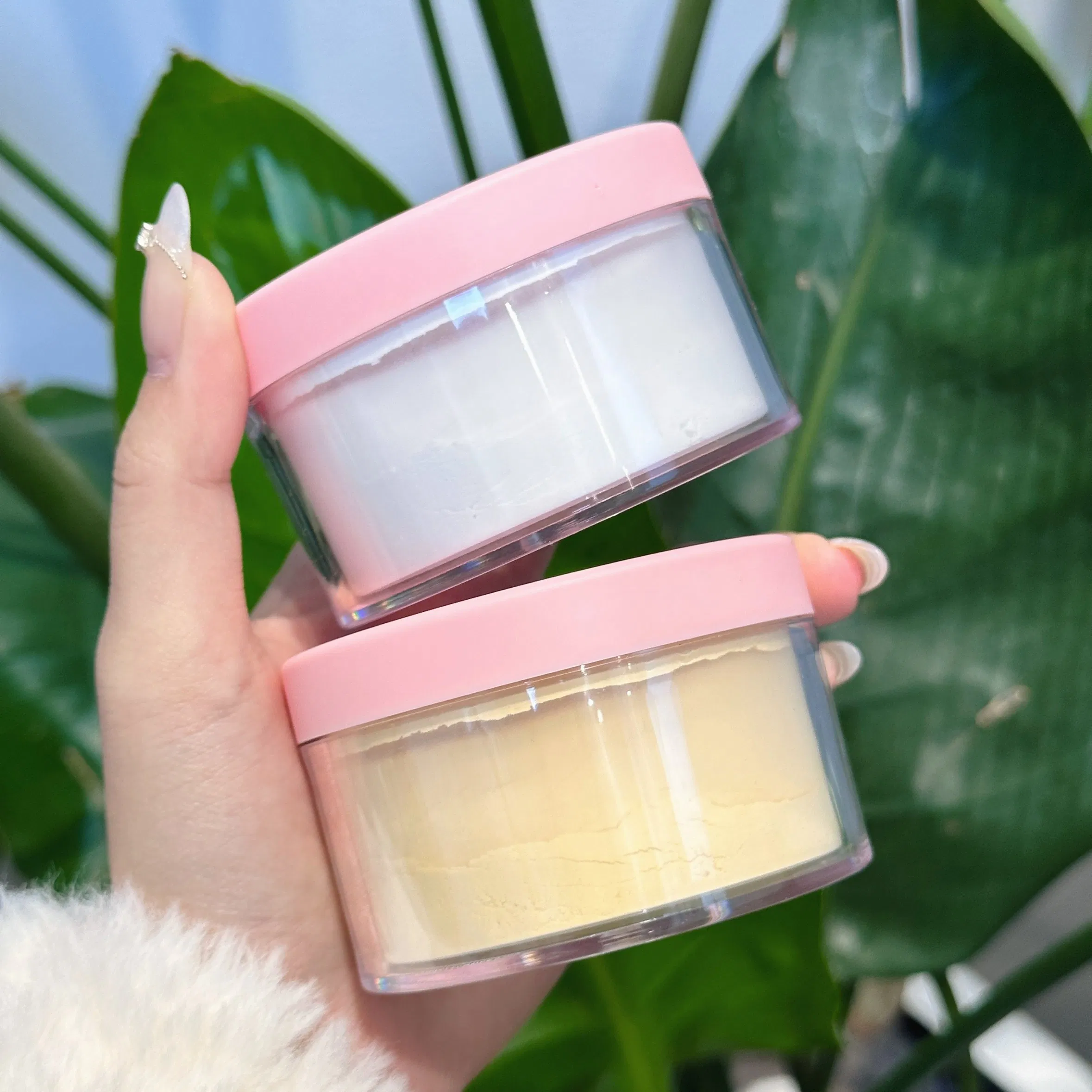 Banana Transparent Loose Powder Setting Waterproof Makeup Custom Cosmetics