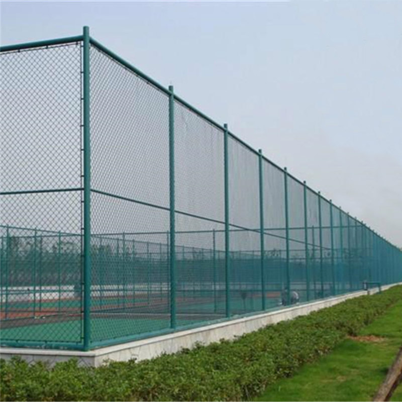 Football Field Splicing Purse Seine PVC Plastic-Covered Chain Link Fence