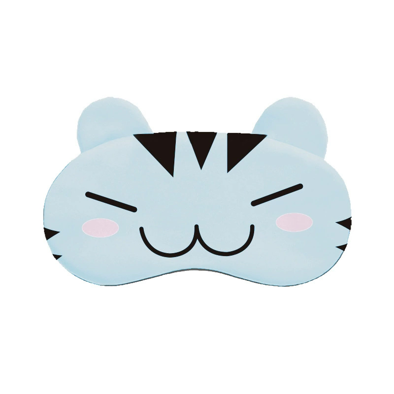 Cute-Pattern Travel Sleep Mask – Portable, Blackout, Hot/Cold Therapy, Breathable & Soft