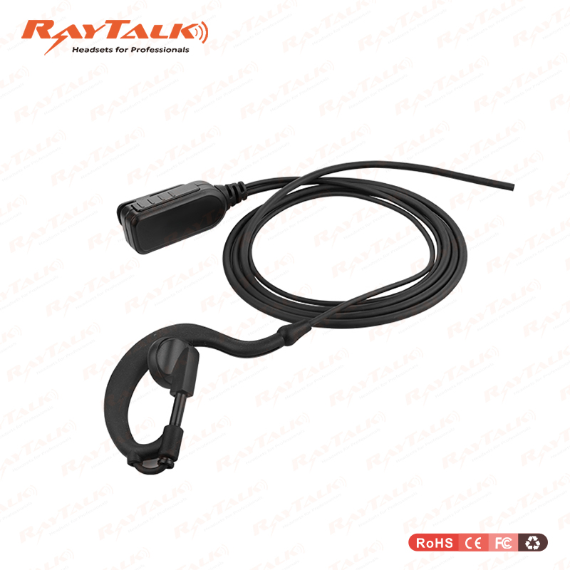 Walkie Talkie Ear Hook Earpiece with in-Line Ptt for Motorola Gp328