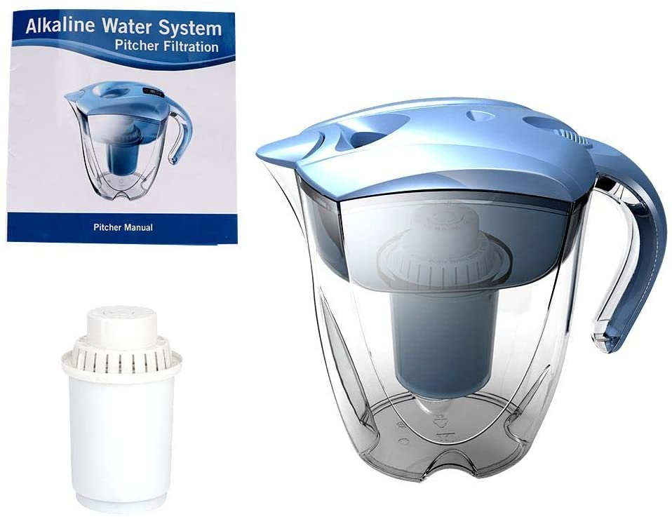 Advanced Activated Carbon Alkaline Water Filter Pitcher for Healthy Hydration
