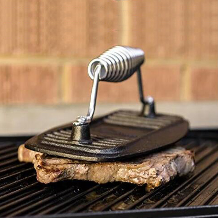 Hot Sale Customize OEM Cast Iron Grill Press