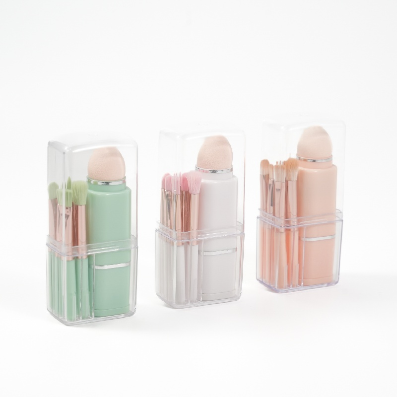 Pink Private Eco-Friendly Cosmetic Tools Full Set for Travel