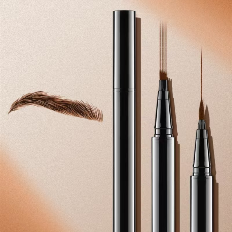 Custom Long Lasting Wholesale Eye Brow Pen Waterproof Double Head Eyebrow Pencil