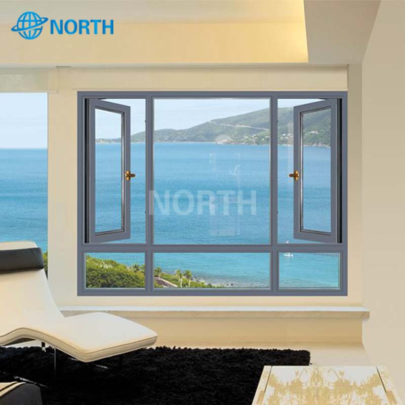 Wholesale Low E Thermal Storefront Aluminium Window Wall, Heavy Exterior Interior Tempered Glass Sliding Door, Glass Partition, Glass Aluminium Window