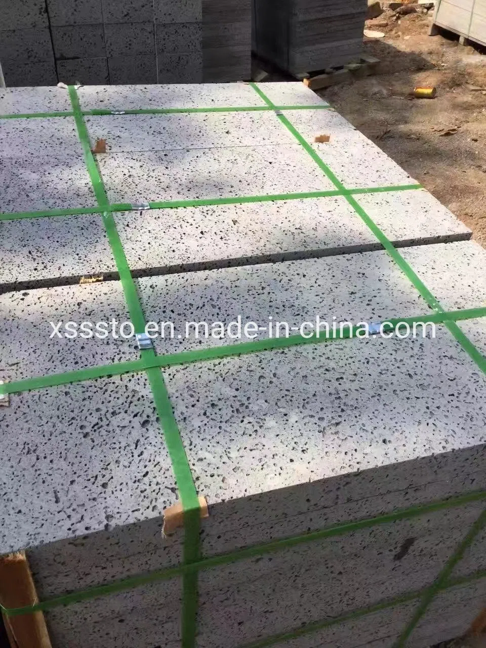 Volcanic Stone with Holes Tiles/Pavers/Strips/Mosaics
