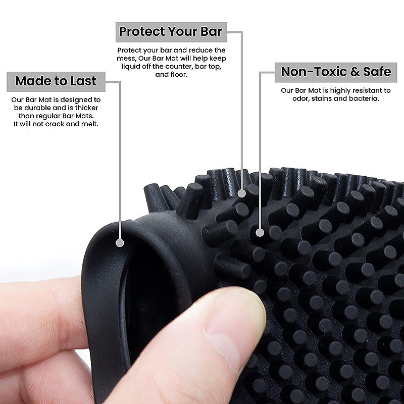 Bar Supplies Rubber Bar Mat Custom Bar Mats Rubber with Logo