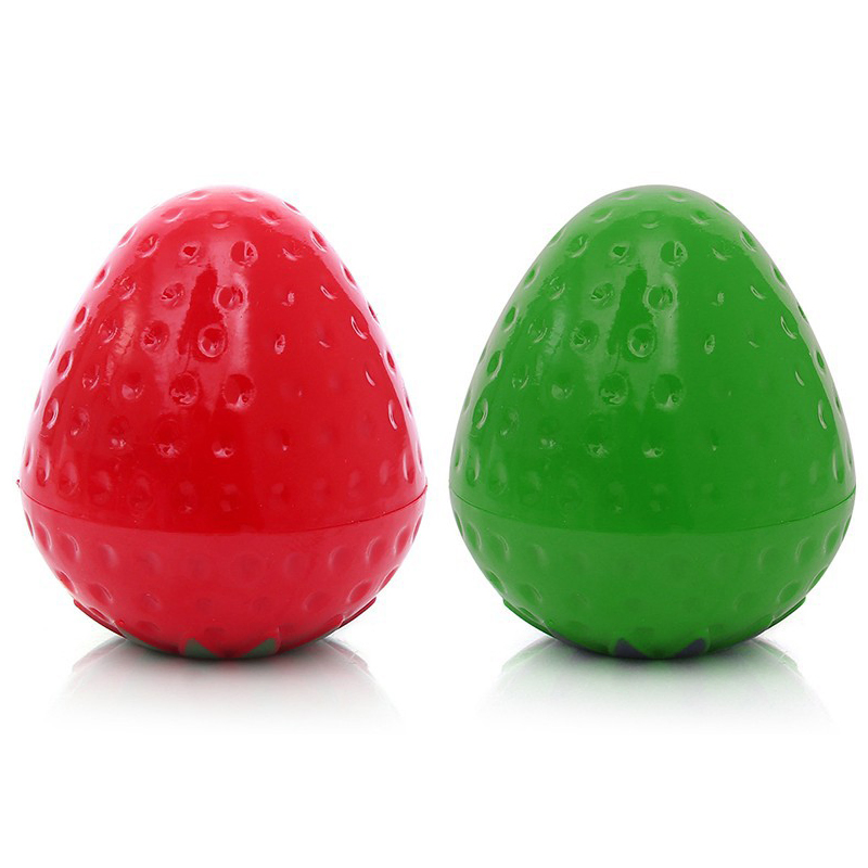 Moisturize Strawberry Lip Balm with Egg Ball Base Makeup