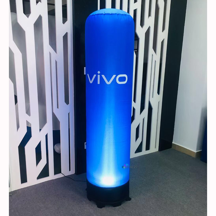 Air Inflation Tube Model Inflatable Pillar Column with LED lighting for Event