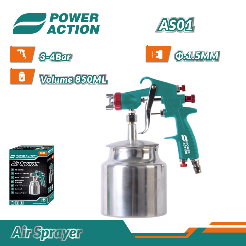 Пневматический краскопульт мини AS01 для покраски