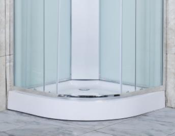 High Quality Tempered Clear Glass Sliding Door Shower Room with Handle Shower