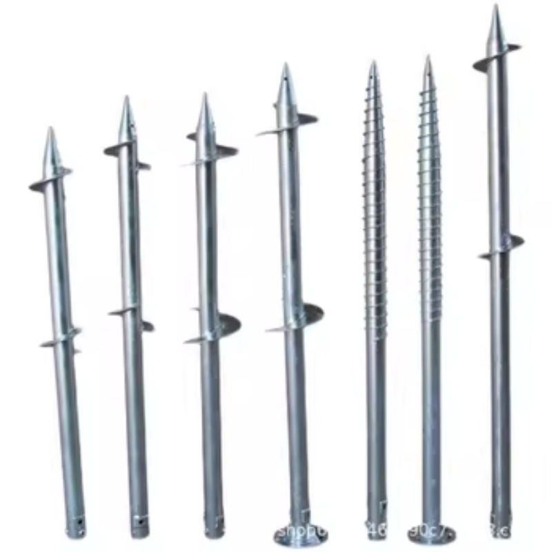 Foundation Repairs Commercial New Construction Screw Ground Pile Helical Anchors